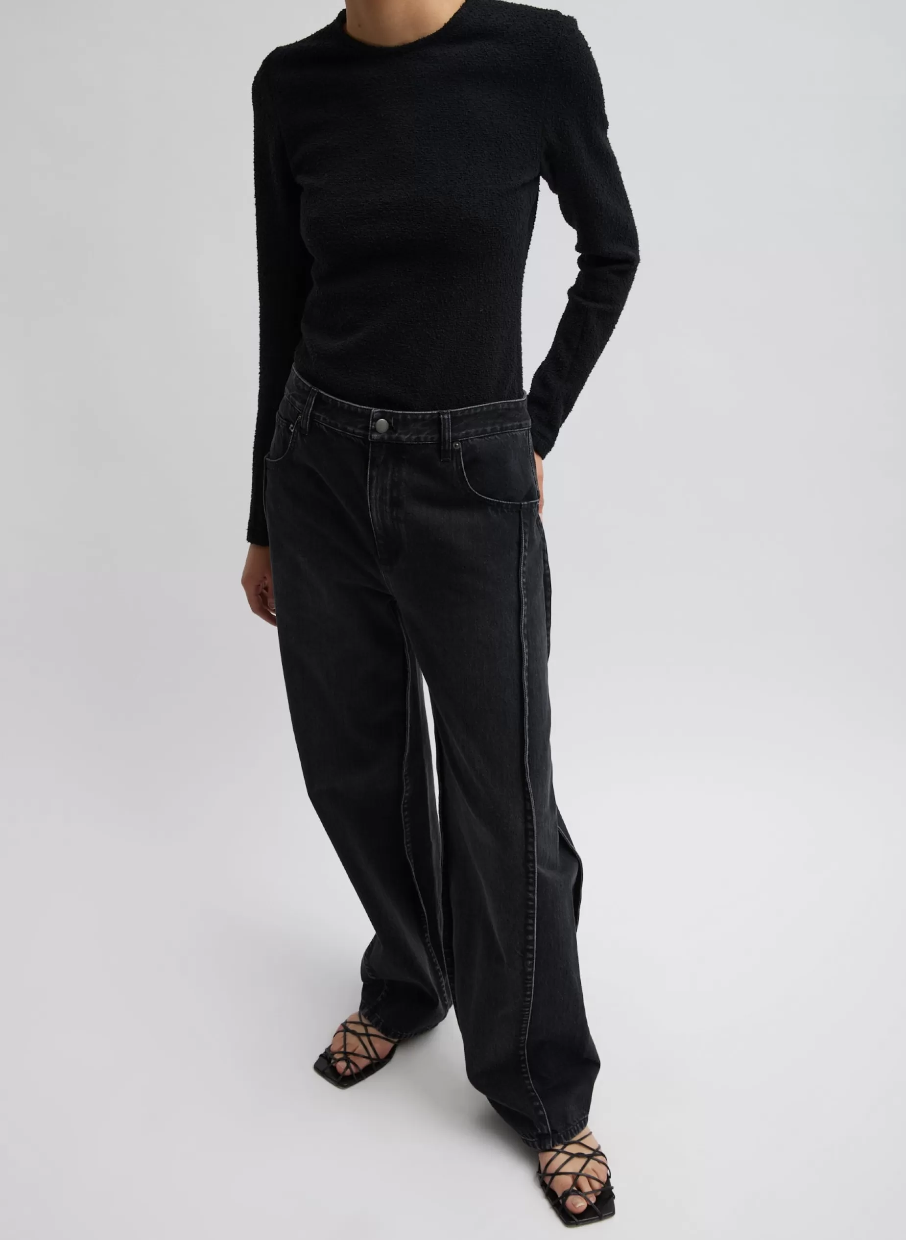 Tibi Denim | Pants & Shorts- Denim Tuck Jean